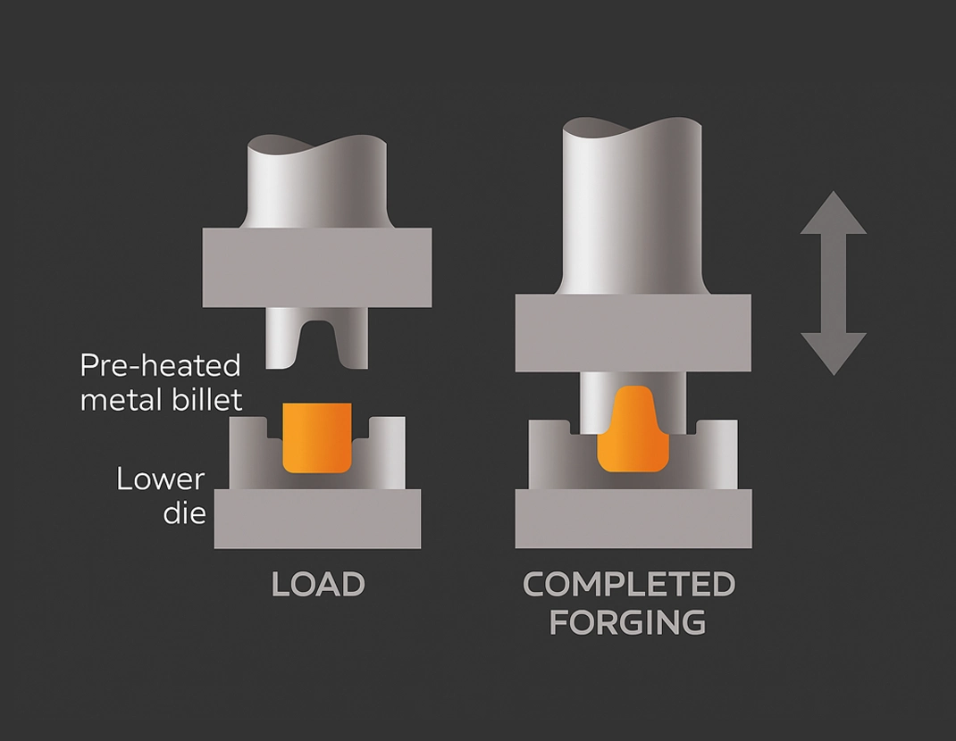 Closed-die Forging without Flash