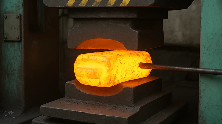 Semi-closed Die Forging