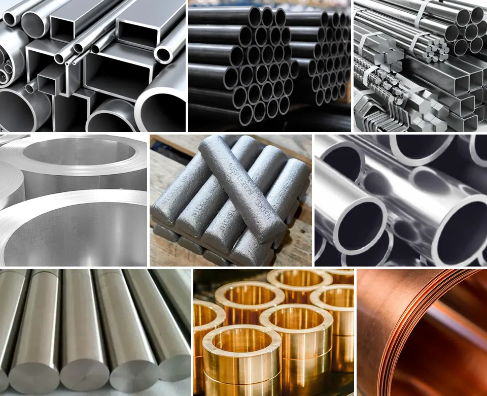 Available Materials for Investment Casting