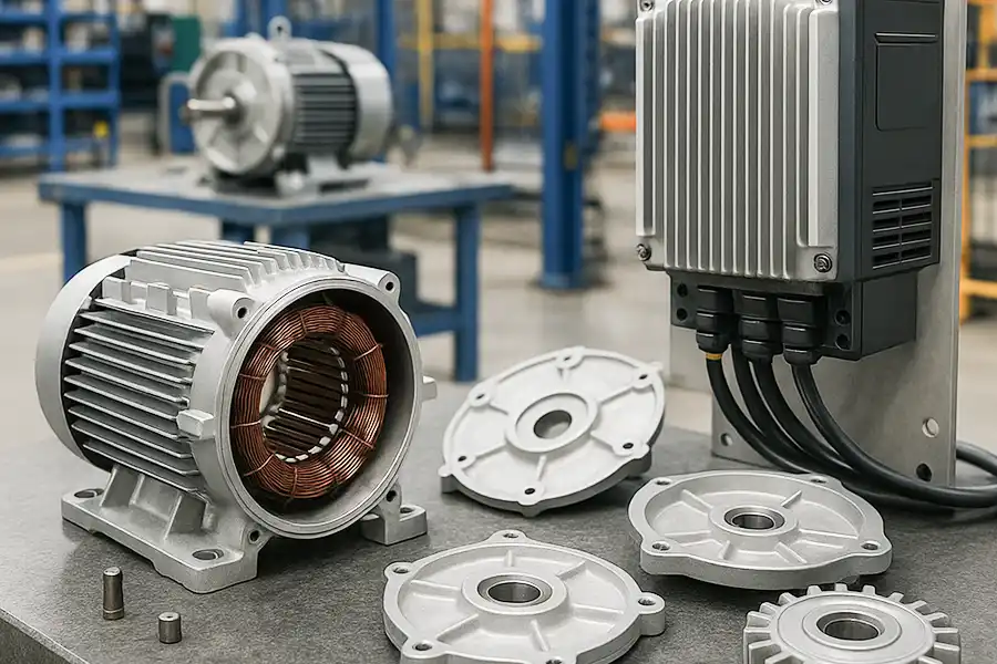 Aluminum Castings for Electric Motors and Drives