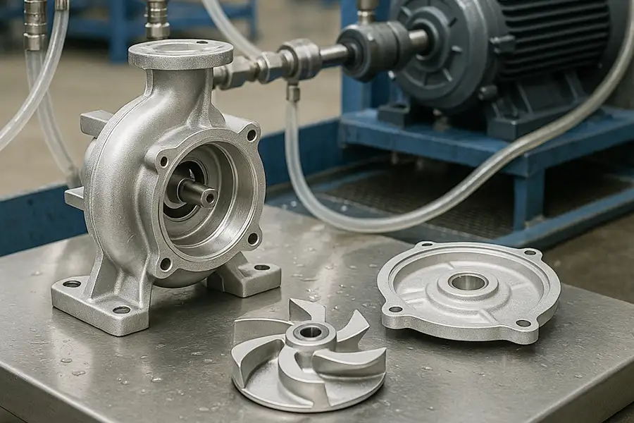 Aluminum Castings for Oil and Fluid Pumps