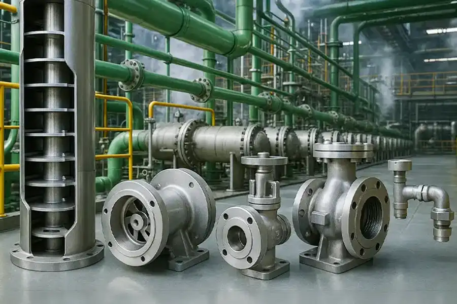 Duplex Stainless Steel Castings for Chemical Fertilizer Production