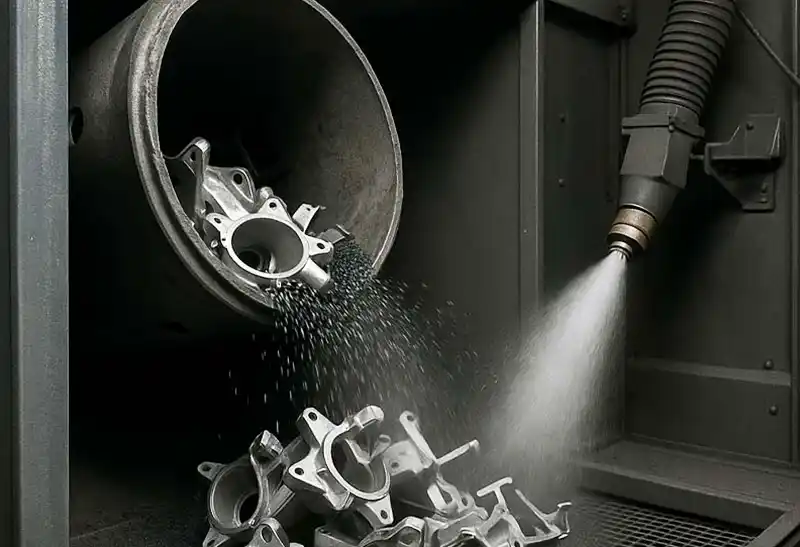 Shot Blasting for Aluminum Castings