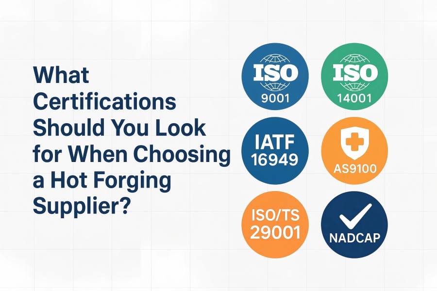 Certifications for Hot-forging Supplier