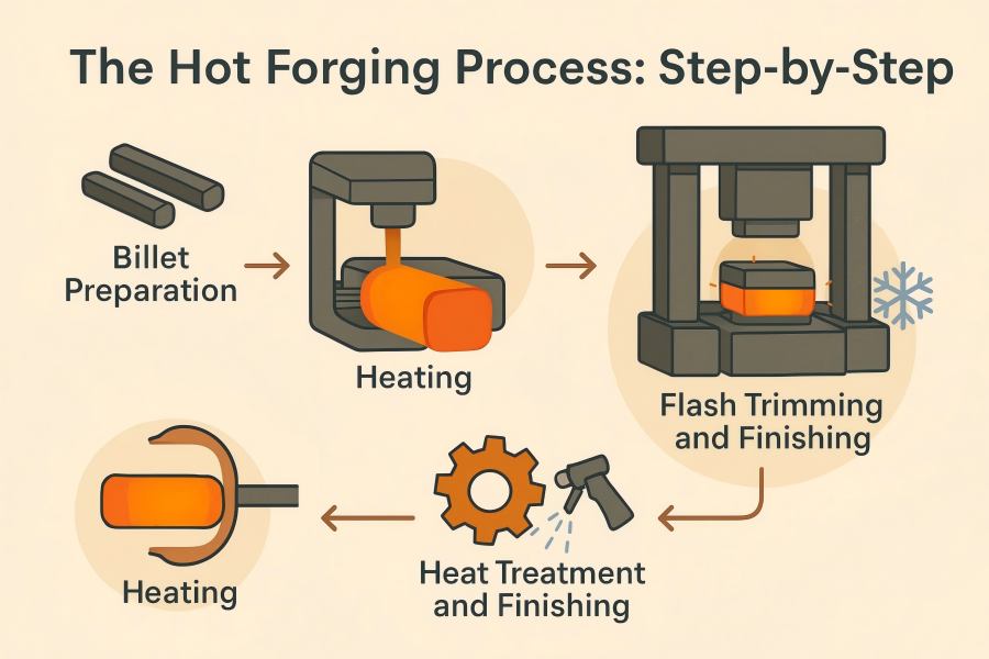 Hot Forging Process Step-by-Step
