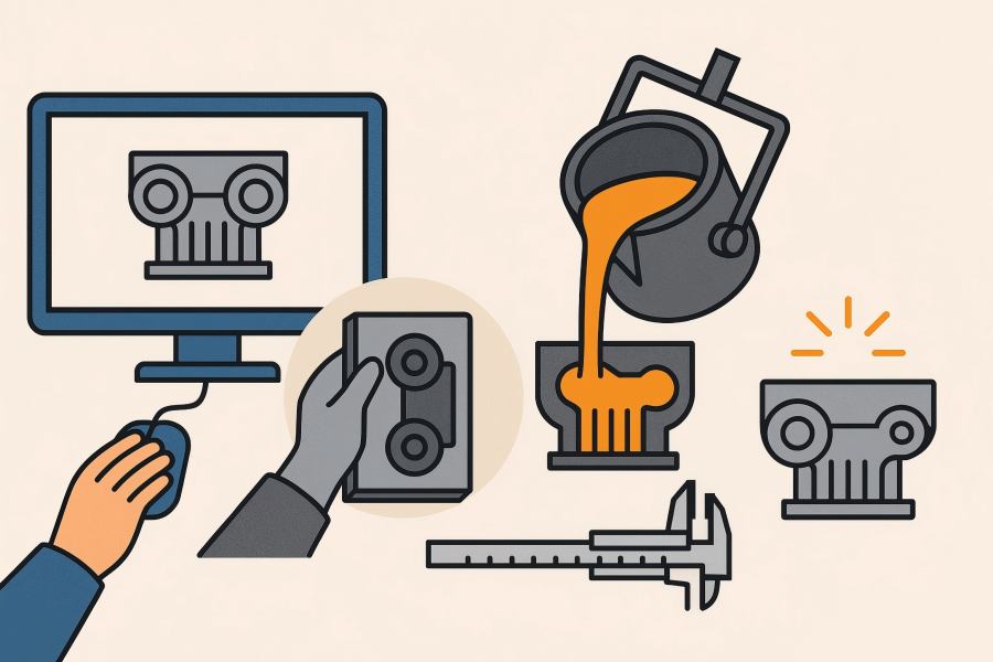 Metal Casting Process Flow