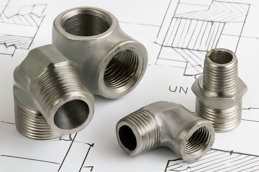 Different Types of Threading for Metal Pipe Fittings