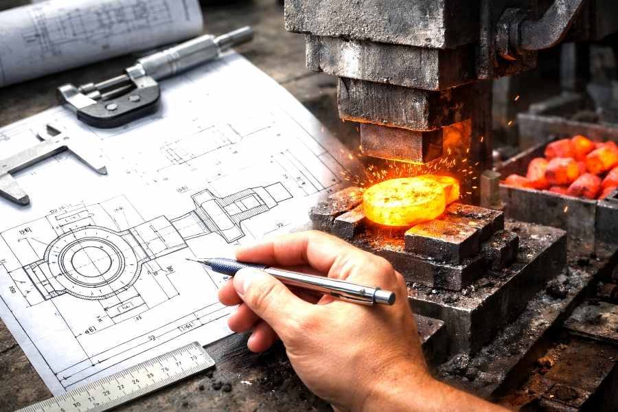 Technical Drawings for Hot Forging Manufacturers