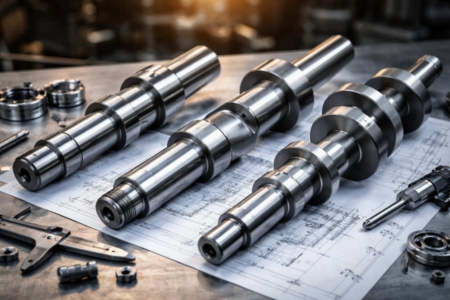 Step Shaft, Eccentric Shaft, and Crank Shaft