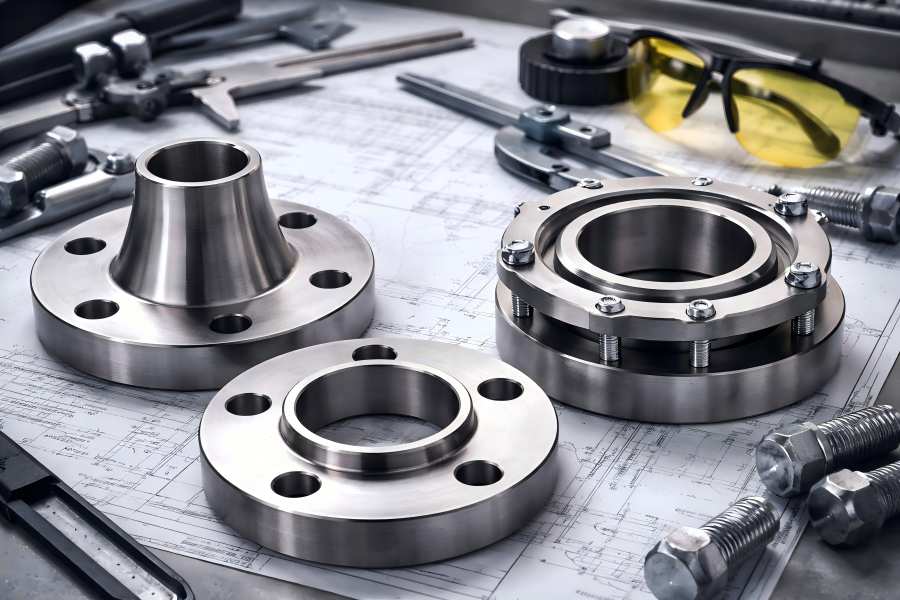 Weld Neck Flange, Slip-On Flange, and Swivel Flange