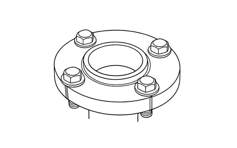 Flat Face (FF) Slip-On Flange