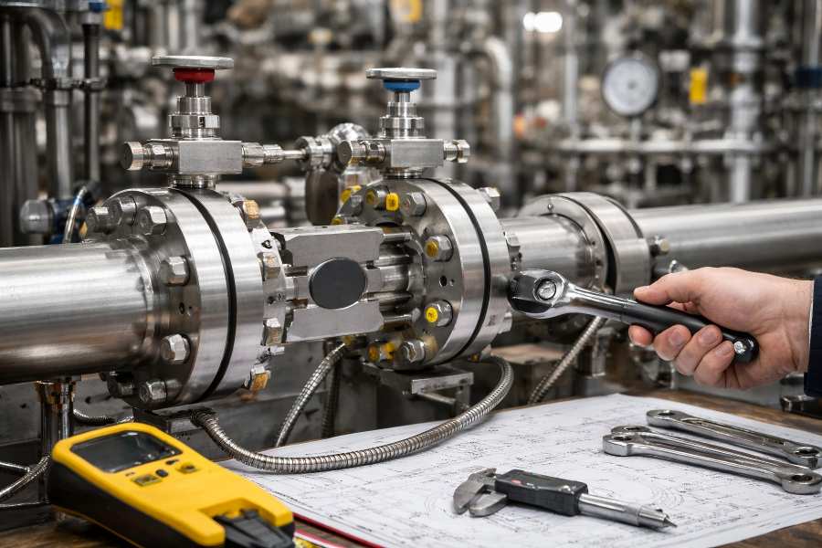 Installation of Orifice Flanges