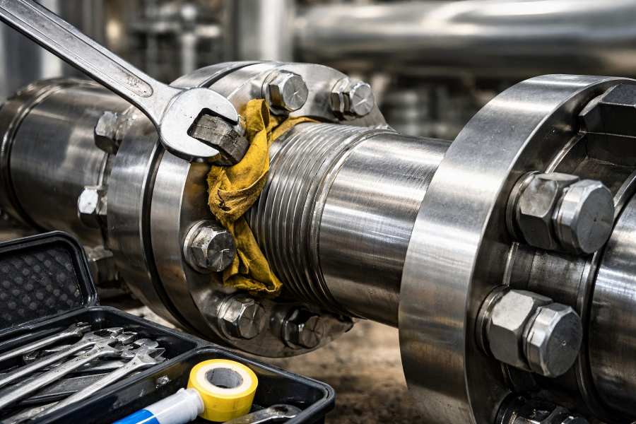 Installing Mistakes of Threaded Flange