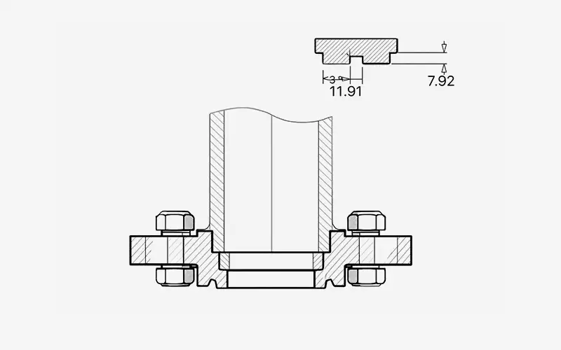 RTJ Socket Weld Flange