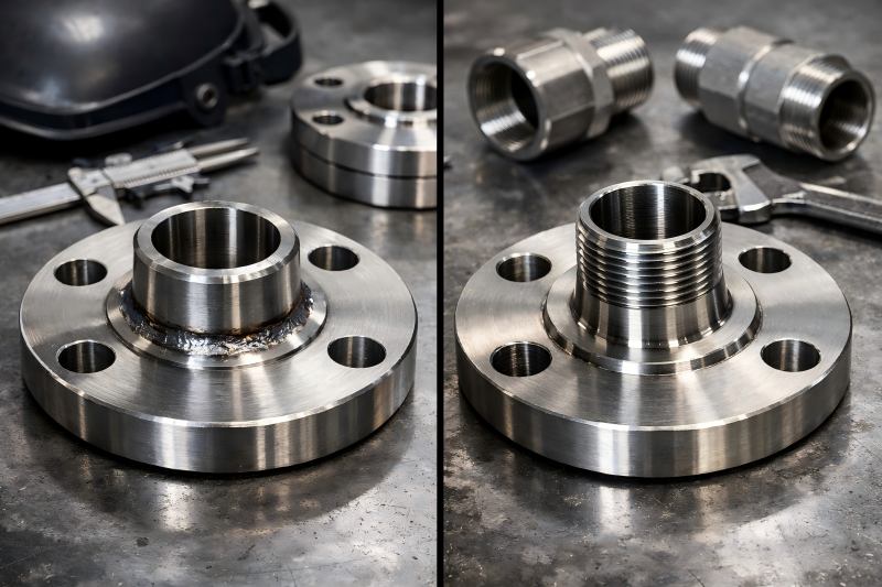 Socket Weld Flanges vs. Threaded Flanges