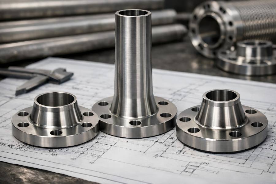 Standard Weld Neck Flange vs. Long Weld Neck Flange vs. Reducing Weld Neck Flange