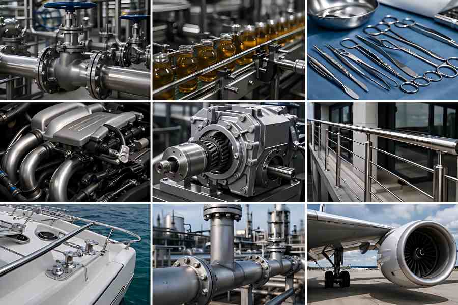 Applications of 304 Precision Steel Castings