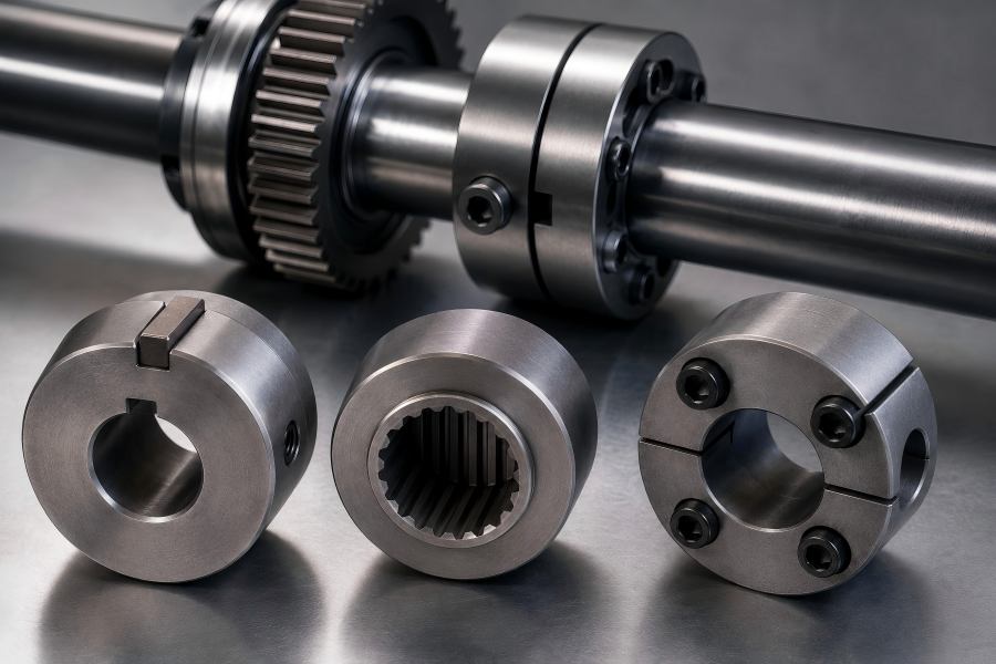 Keyed Hub vs.Spline Hub vs.Clamp Hub