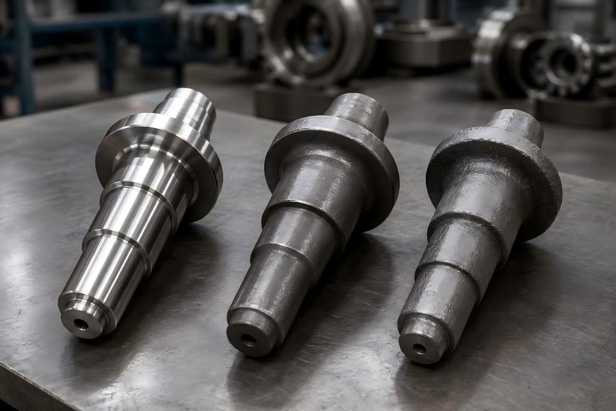 Machined Shaft vs. Forged Shaft vs. Cast Shaft