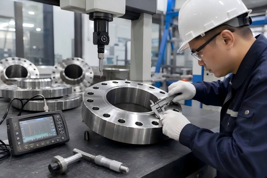 Metal Flanges Quality Control