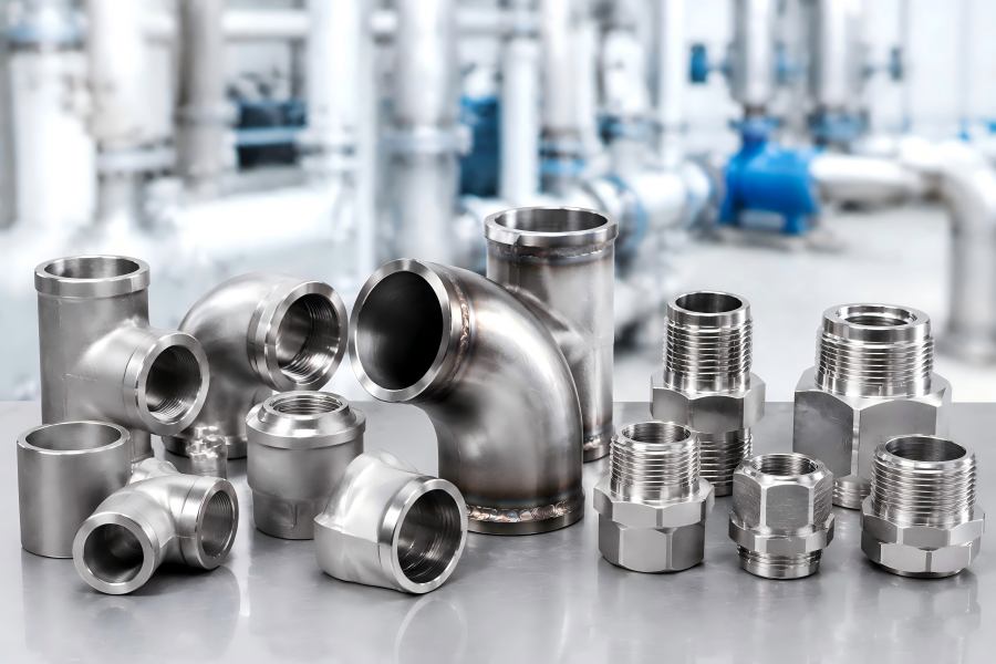 Socket Weld, Butt Weld, and Threaded Pipe Fittings