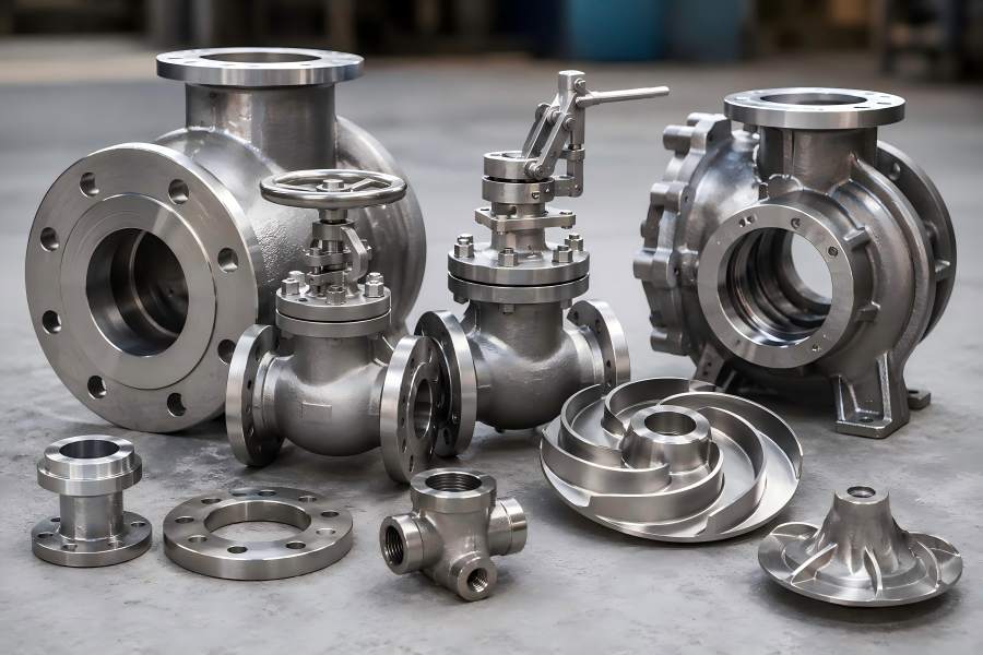 Stainless Steel Casting for Valve and Pump Components
