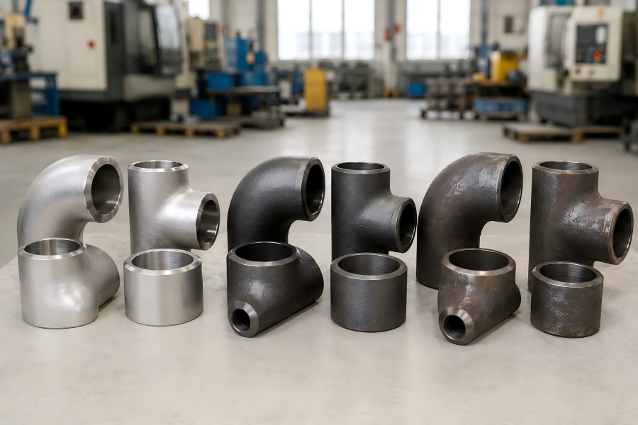 Stainless Steel vs. Carbon Steel vs. Alloy Steel Pipe Fittings