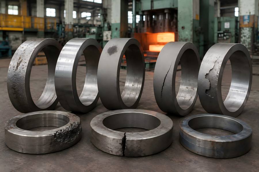Common Defects in Rolled Rings