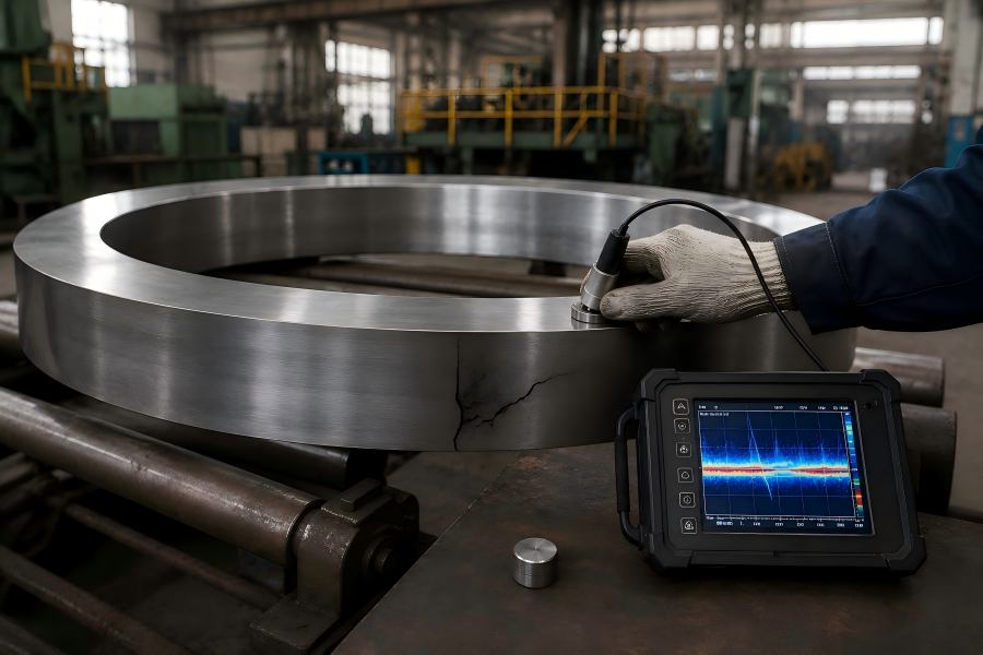 Rolled Ring Internal Cracks and Voids