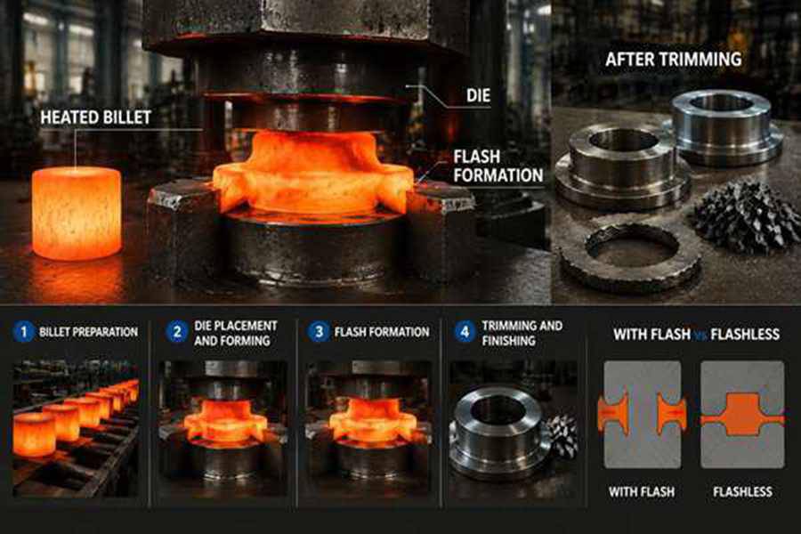 Closed-Die Forging with Flash