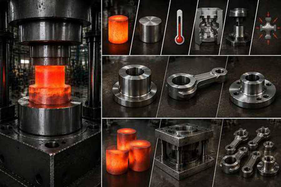 Flashless Closed-Die Forging Process