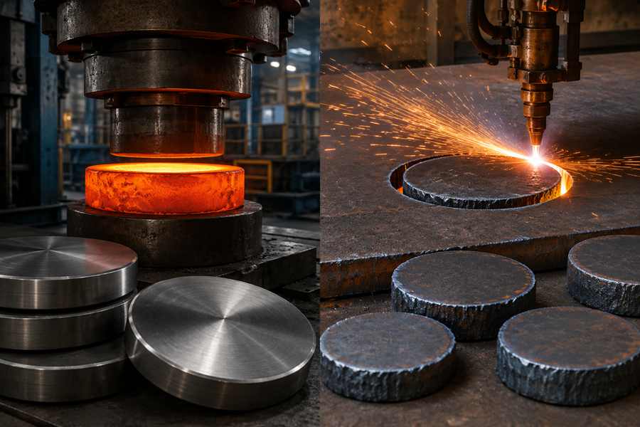 Forged Discs vs Flame-Cut Steel Discs