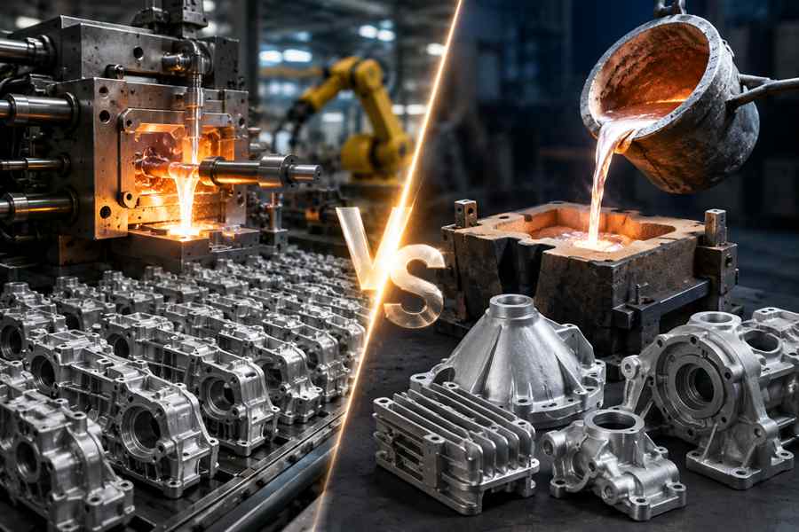 High Pressure Aluminum Die Casting vs Gravity Aluminum Casting