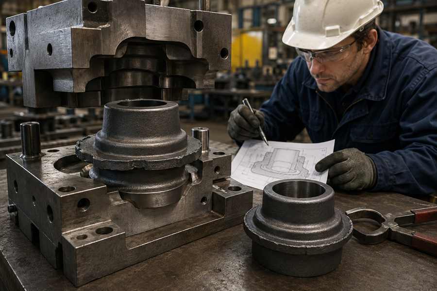 Key Features of a Forging Parting Line