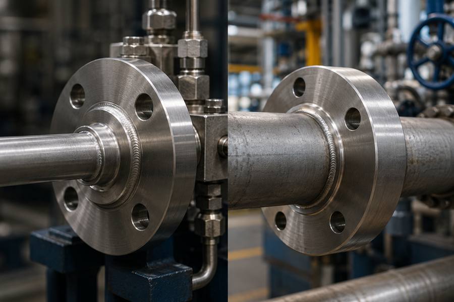 Socket Weld Flange vs Slip-On Flange