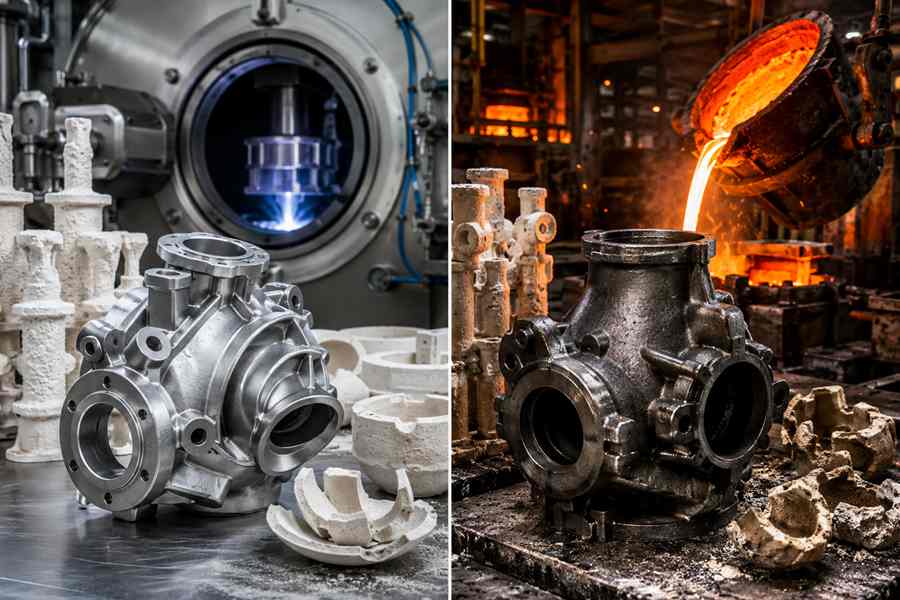 Titanium Investment Casting vs Steel Investment Casting