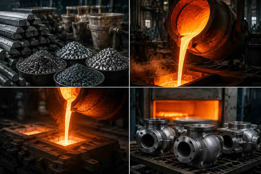 Foundries Control Metal Cleanliness During Steel Casting