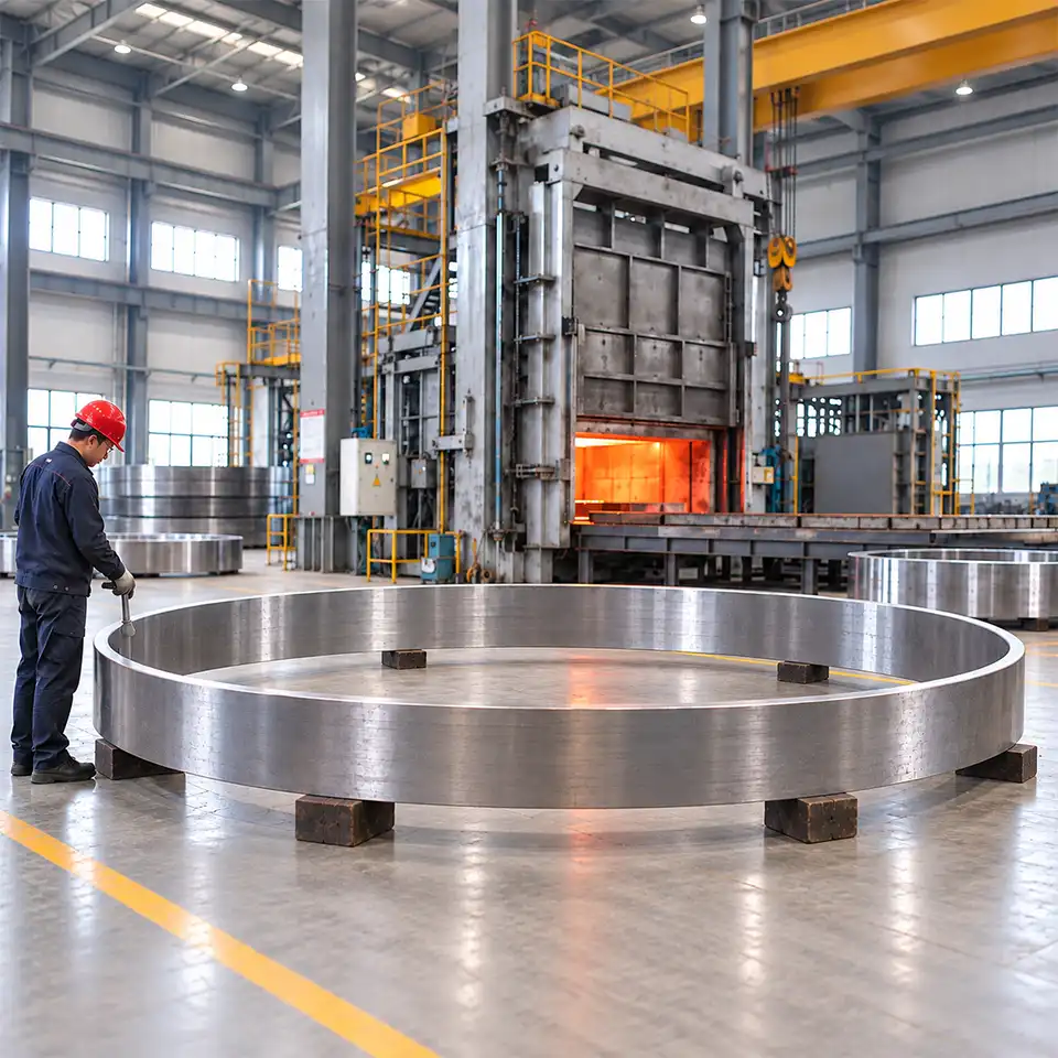 Forged Hollow Ring for French Hydraulic Equipment