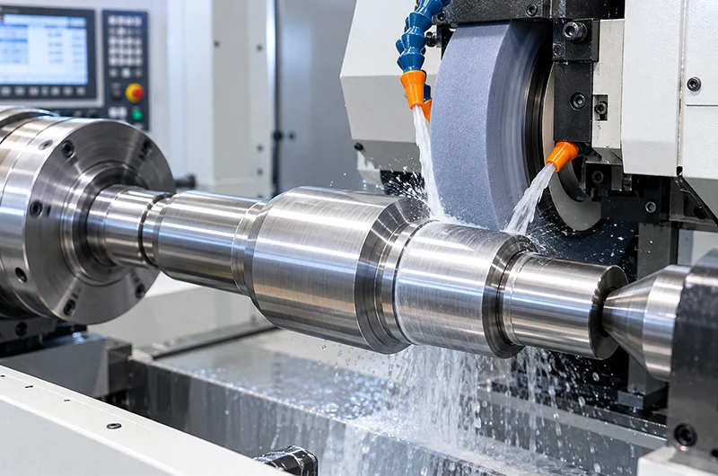 Railway Main Shaft CNC Grinding