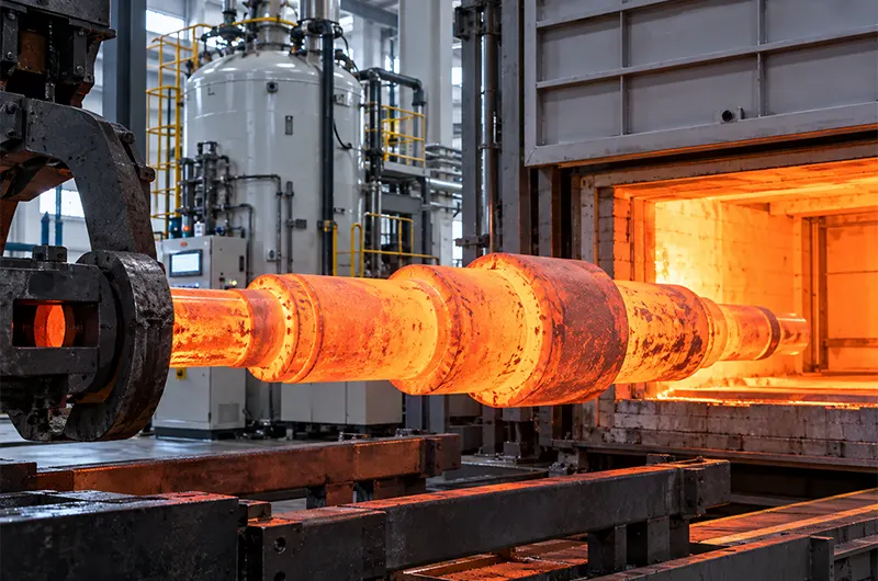 Railway Shaft Forging and Heat Treatment