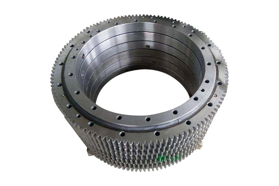 Contoured ring with a stepped section and mounting holes