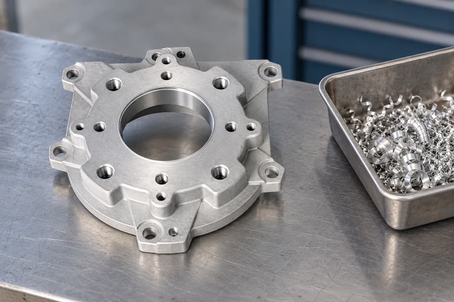 Cast Housing And Machining Chips Cast Housing And Machining Chips