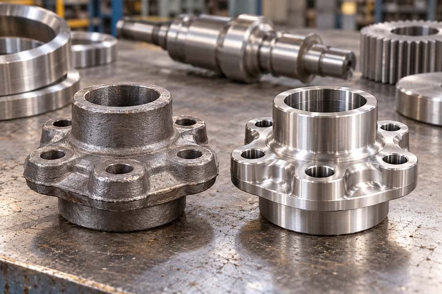 Closed Die Preform Finished Hub Closed Die Preform Finished Hub