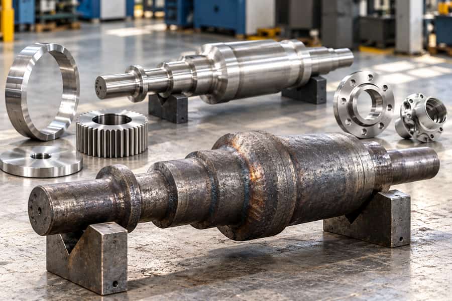 Cooled Forged Stepped Shaft Cooled Forged Stepped Shaft