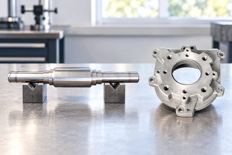 Forged Shaft And Cast Housing