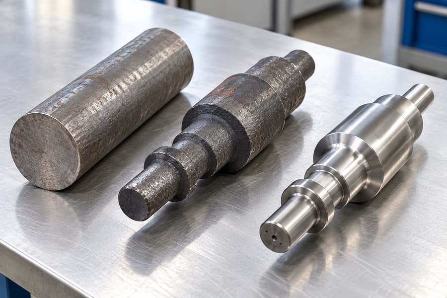 Forged Shaft Manufacturing Stages
