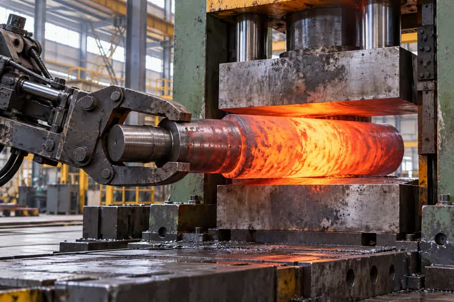Hot Forging Press Workpiece