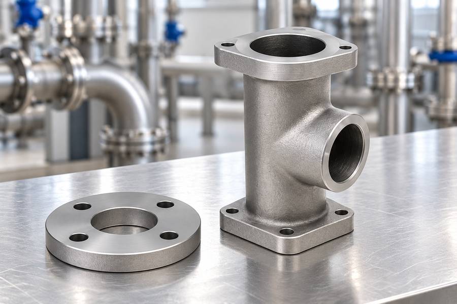 Steel Cast Valve Body And Flange Steel Cast Valve Body And Flange